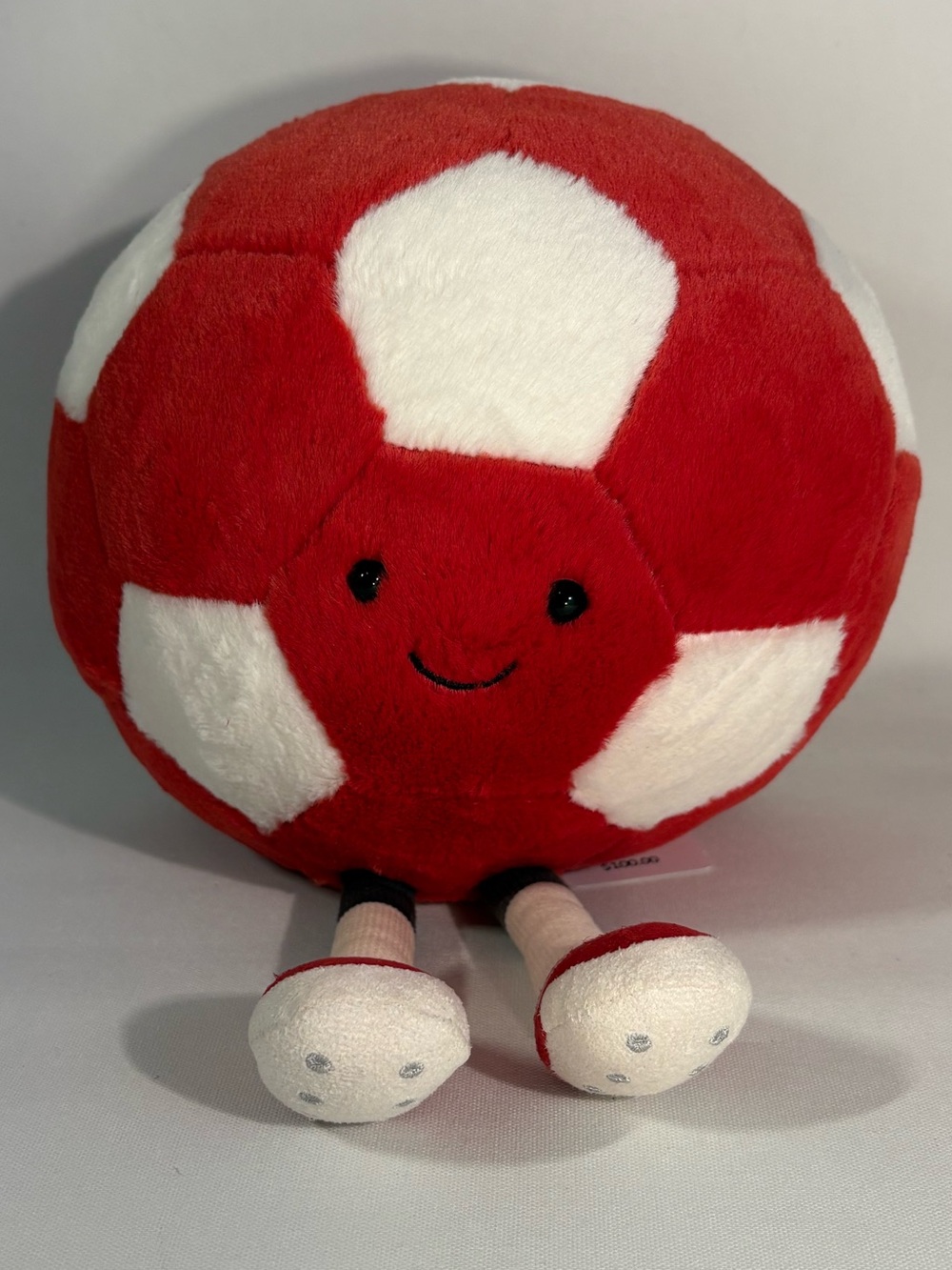 ⚽ JELLYCAT AMUSEABLES SPORTS WORLD CUP CANADA RED WHITE SOCCER BALL SOFT PLUSH